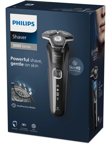 Philips Serie 5000 Rasoio Elettrico Wet & Dry con SkinIQ | Shopincasa.it
