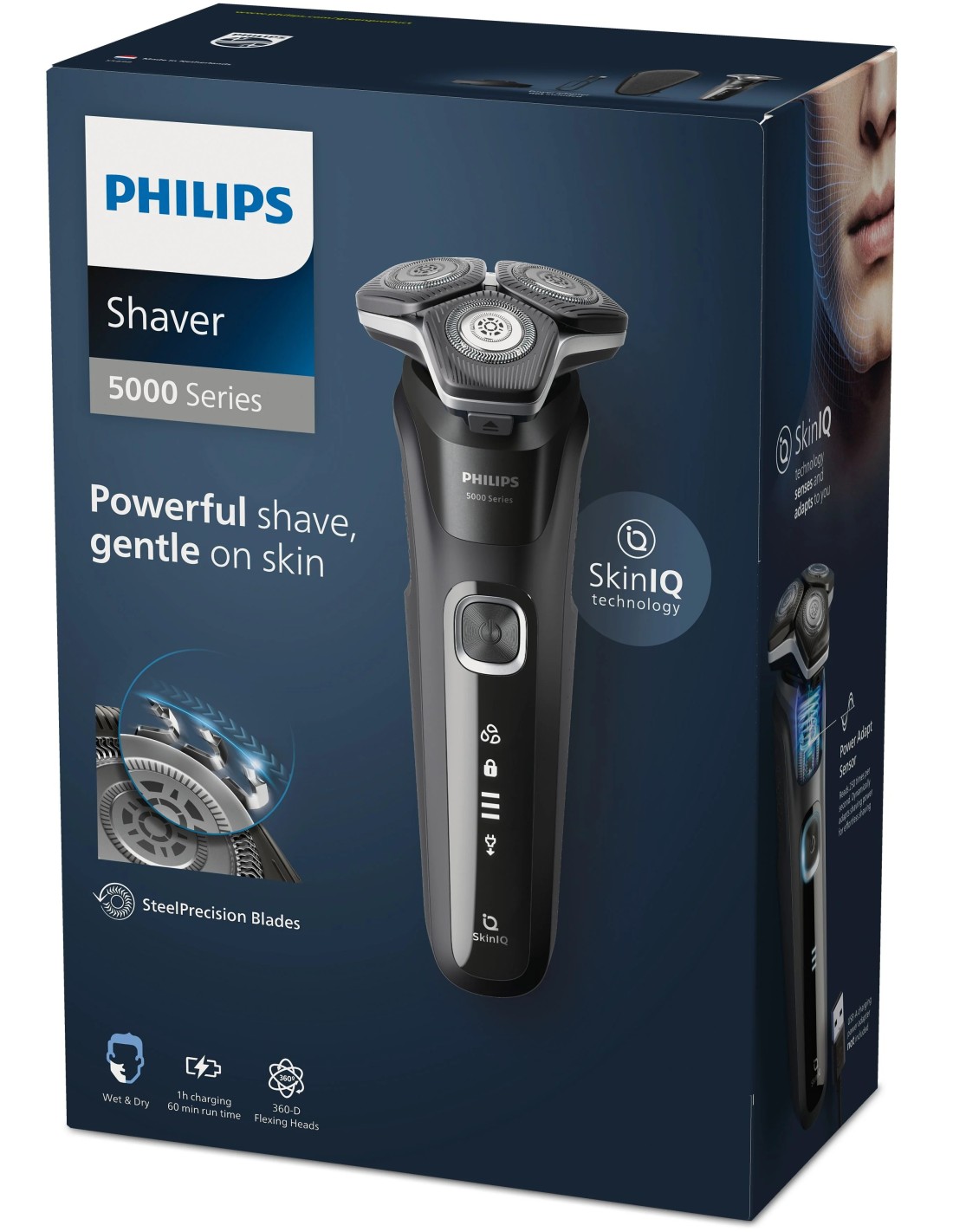 Philips Serie 5000 Rasoio Elettrico Wet & Dry con SkinIQ | Shopincasa.it