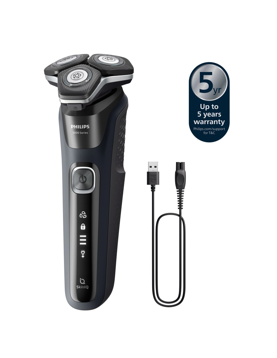 Philips Serie 5000 Rasoio Elettrico Wet & Dry con SkinIQ | Shopincasa.it