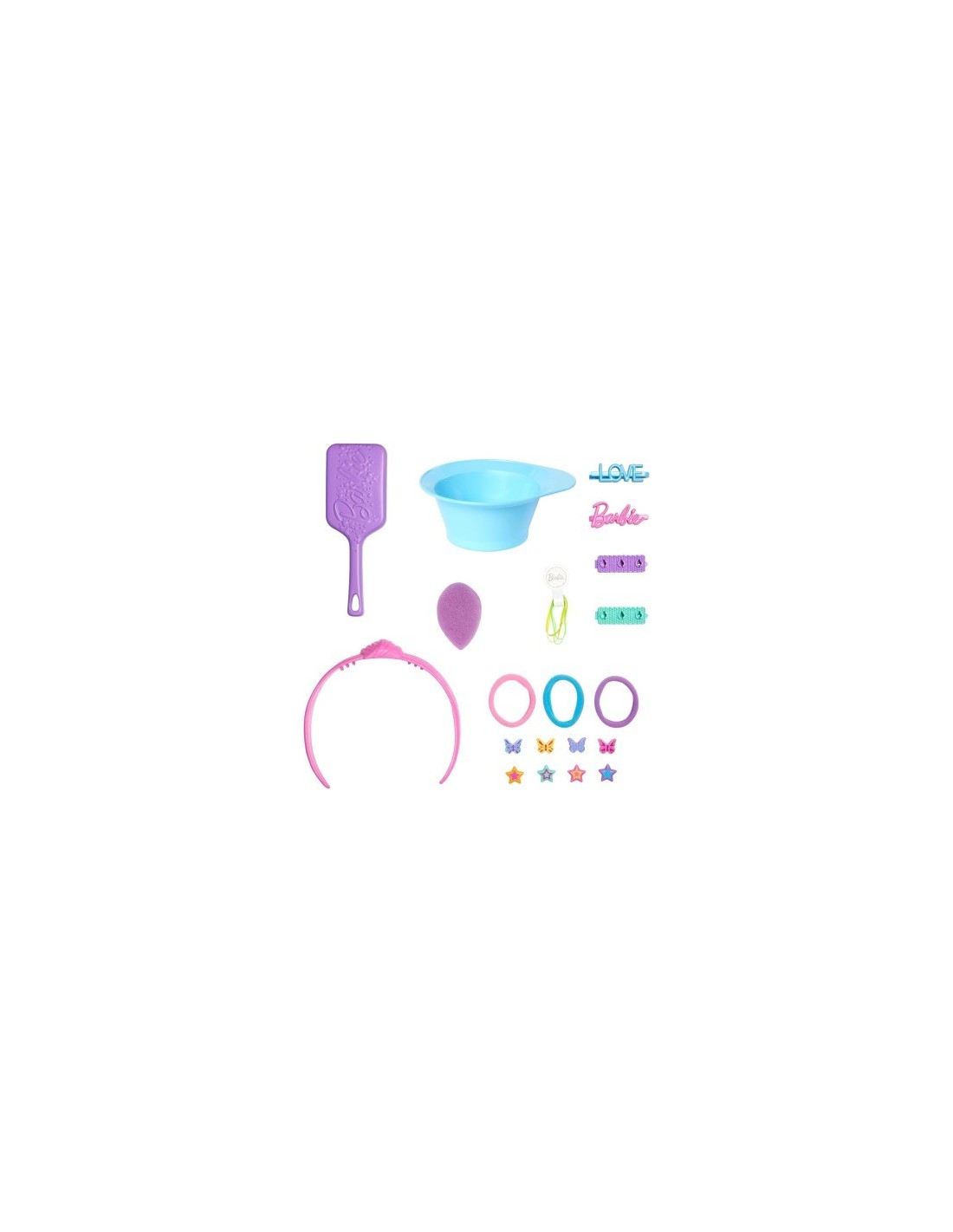 Mattel Barbie Testa Pettinabile Deluxe con 20 Accessori | Shopincasa.it