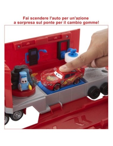 Disney Pixar Cars Mack Trasformabile 2 in 1 Camion e Officina | Shopincasa.it