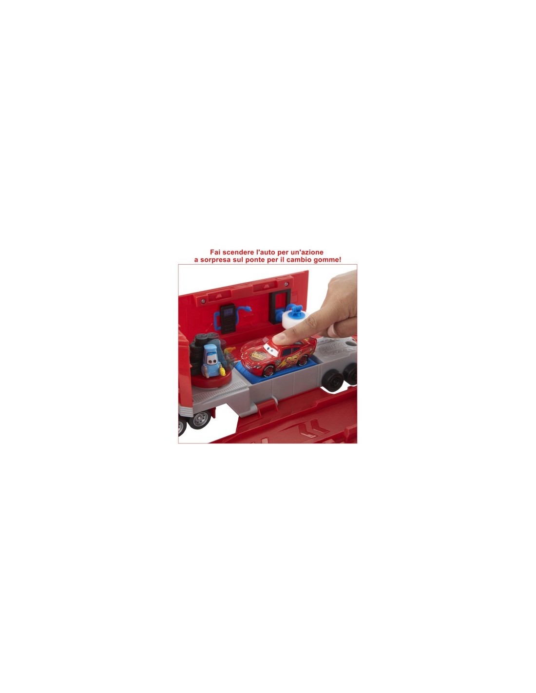 Disney Pixar Cars Mack Trasformabile 2 in 1 Camion e Officina | Shopincasa.it