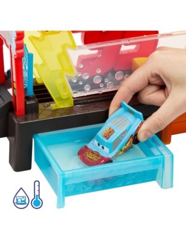 Disney Pixar Cars Autolavaggio Corsa Cambia Colore | Shopincasa.it