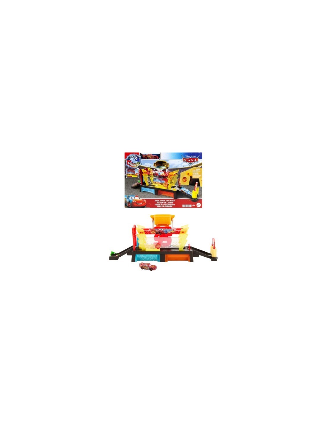 Disney Pixar Cars Autolavaggio Corsa Cambia Colore | Shopincasa.it