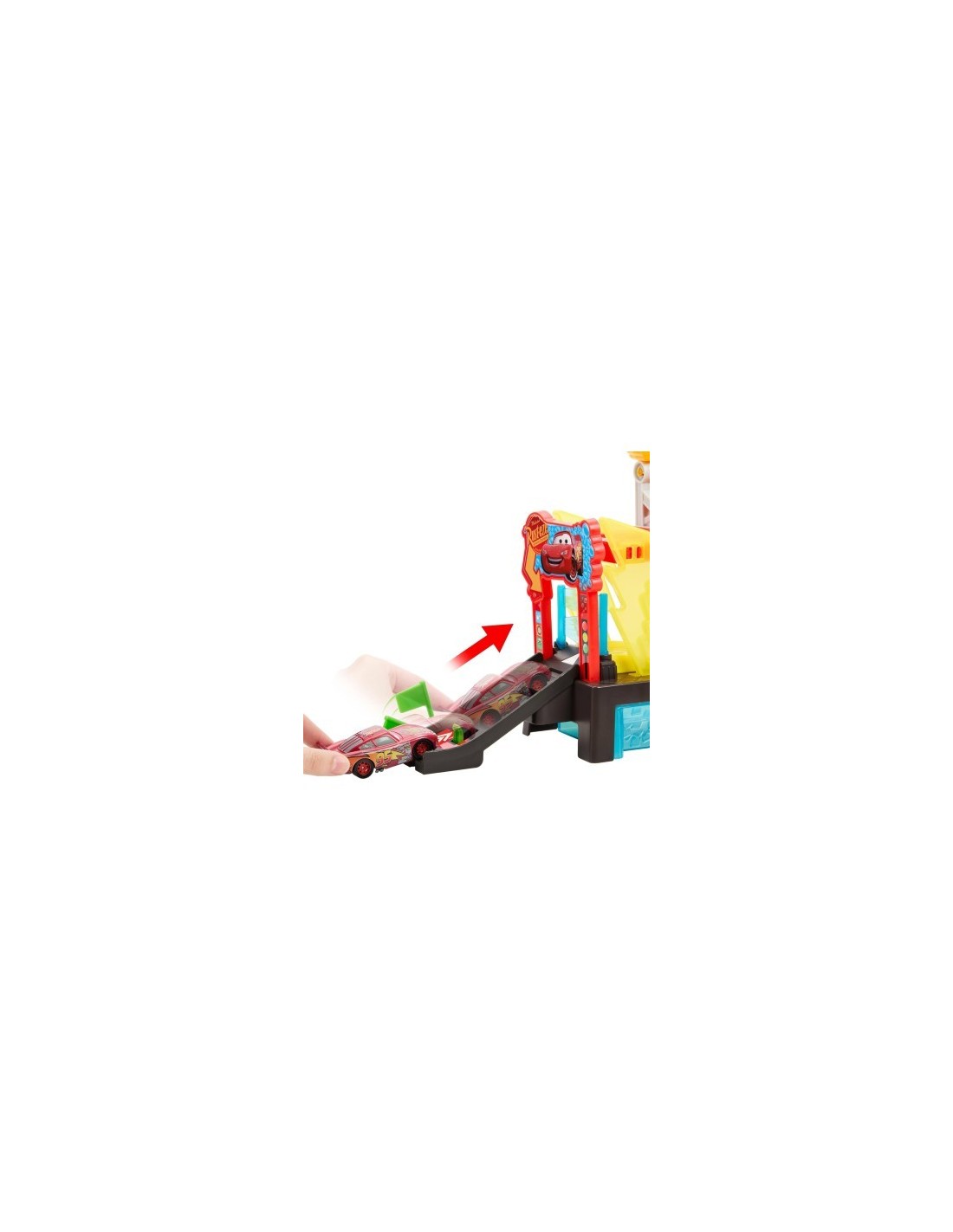 Disney Pixar Cars Autolavaggio Corsa Cambia Colore | Shopincasa.it