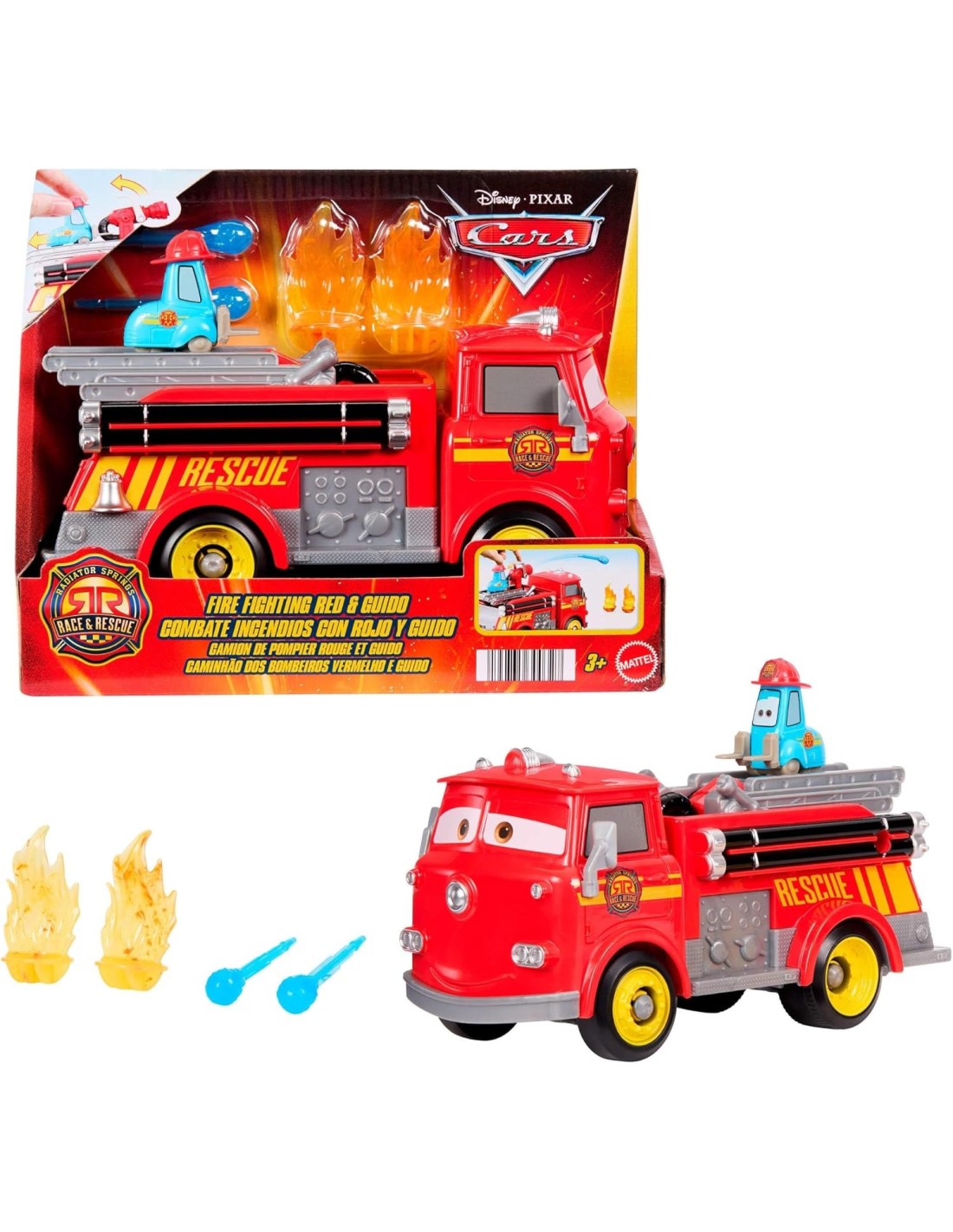 Disney Pixar Cars Red e Guido Pompieri | Shopincasa.it