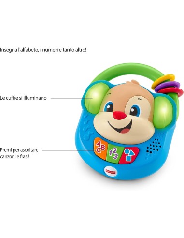 Fisher-Price Lettore Musicale Canta e Impara Cagnolino | Shopincasa.it