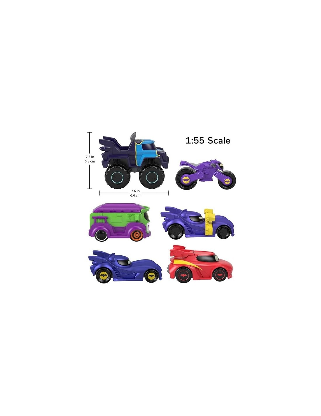 FP HML12 BATWHEELS AUTO 1:55 DIE CAST ASSORTITO su Shop in Casa