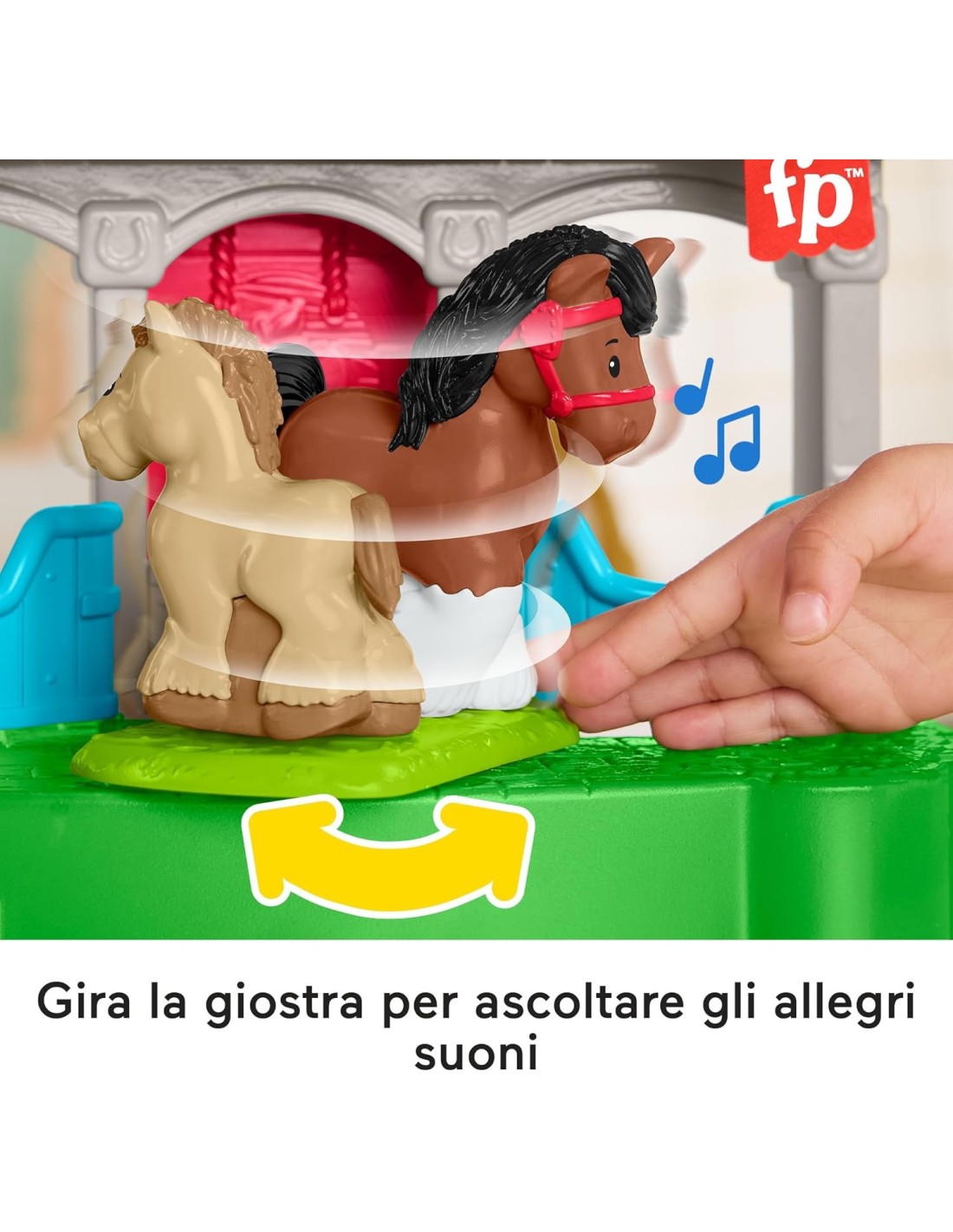 Fisher-Price Little People Maneggio dei Cavalli per bambini 1+ su Shopincasa.it