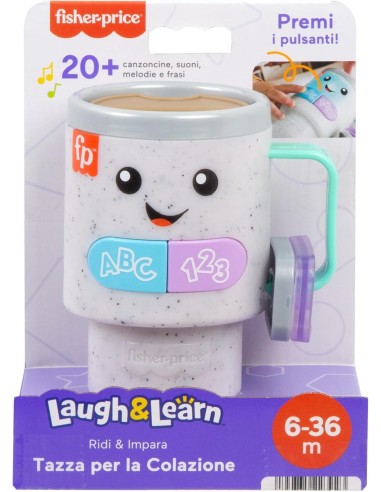 Fisher-Price Tazza da Caffè Ridi & Impara per bambini 6+ mesi su Shopincasa.it