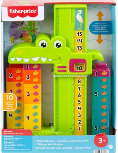 Fisher-Price Coccodrillo Conta e Somma educativo 3+ anni su Shopincasa.it