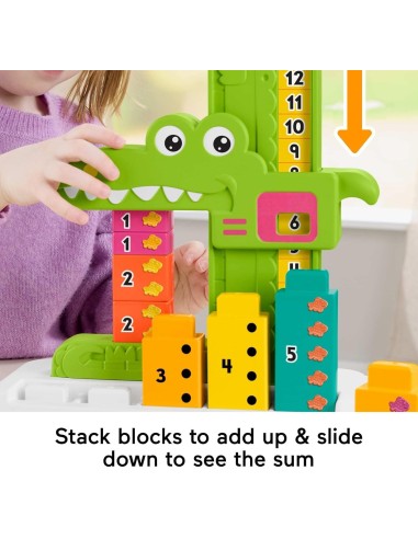 Fisher-Price Coccodrillo Conta e Somma educativo 3+ anni su Shopincasa.it
