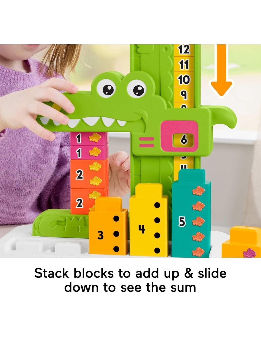 Fisher-Price Coccodrillo Conta e Somma educativo 3+ anni su Shopincasa.it