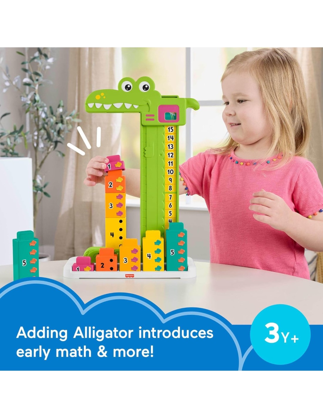 Fisher-Price Coccodrillo Conta e Somma educativo 3+ anni su Shopincasa.it