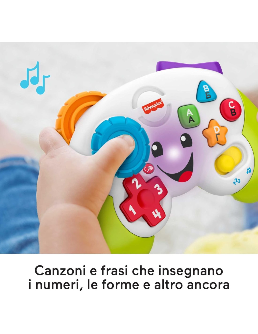 Fisher-Price Controller Gioca & Impara Ridi & Impara 6+ Mesi | Shopincasa.it
