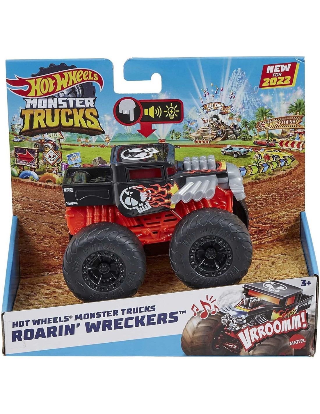 Hot Wheels Monster Trucks Bone Shaker con Luci e Suoni | Shopincasa.it