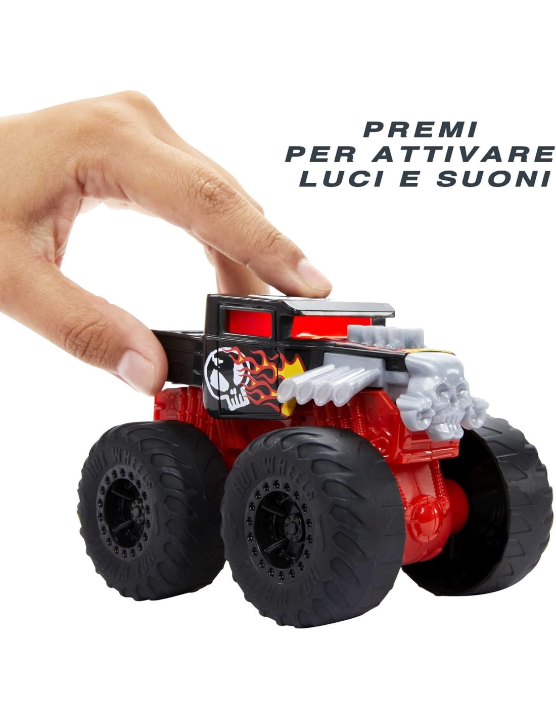 Hot Wheels Monster Trucks Bone Shaker con Luci e Suoni | Shopincasa.it