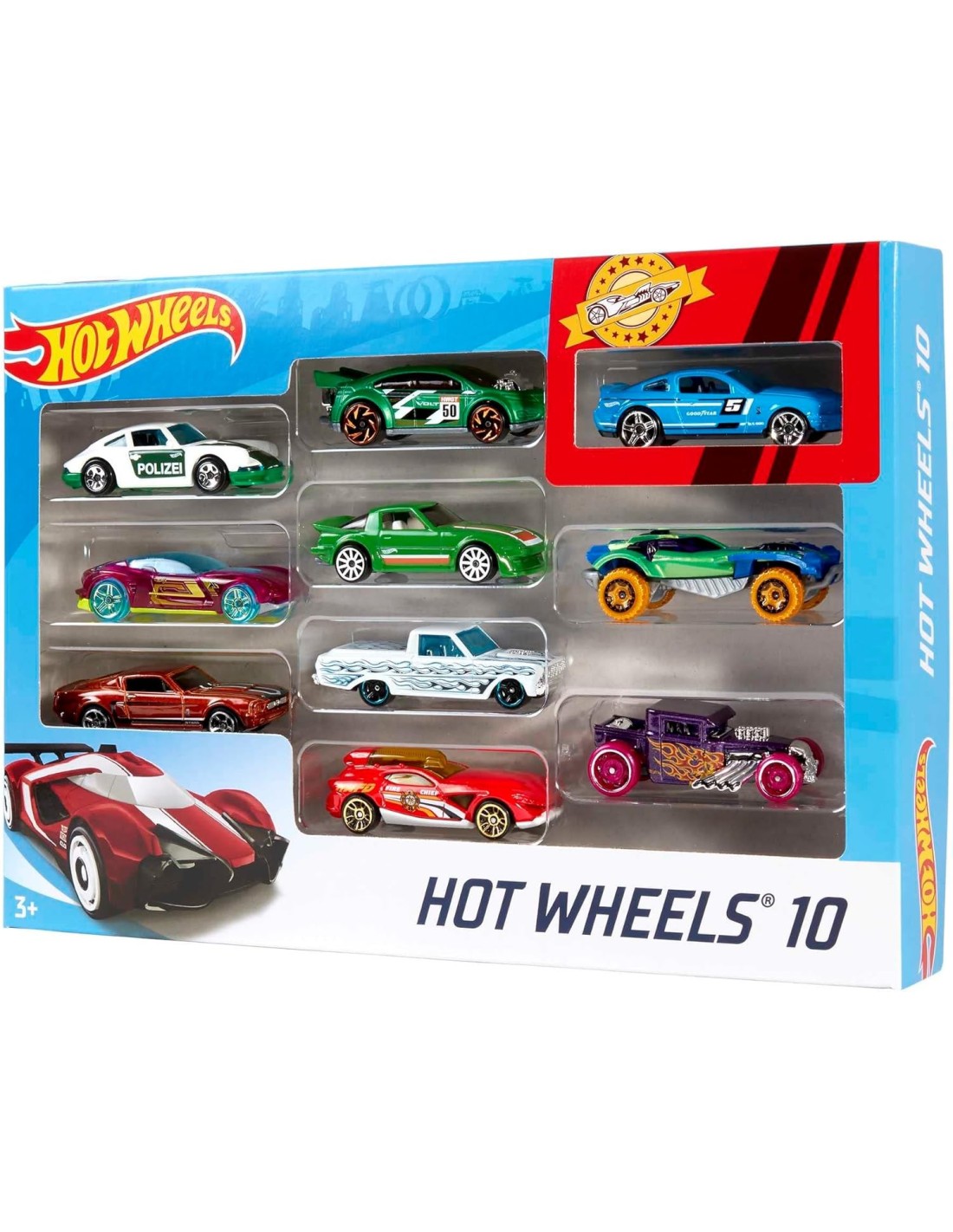 Hot Wheels Set 10 Macchinine Scala 1:64 | Shopincasa.it