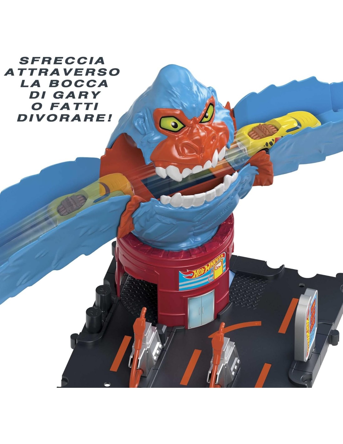 Hot Wheels City Gorilla Attacco Distruttivo con Macchinina | Shopincasa.it