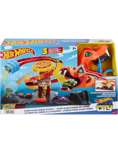 HOT WHEELS HTN81 PISTA COBRA PIZZA SHOP su Shop in Casa