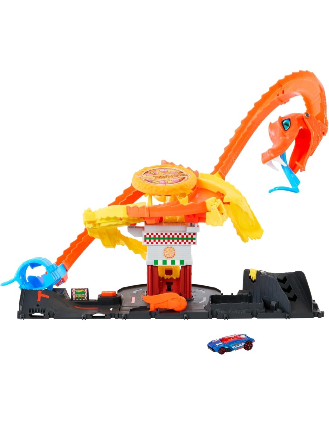 HOT WHEELS HTN81 PISTA COBRA PIZZA SHOP su Shop in Casa