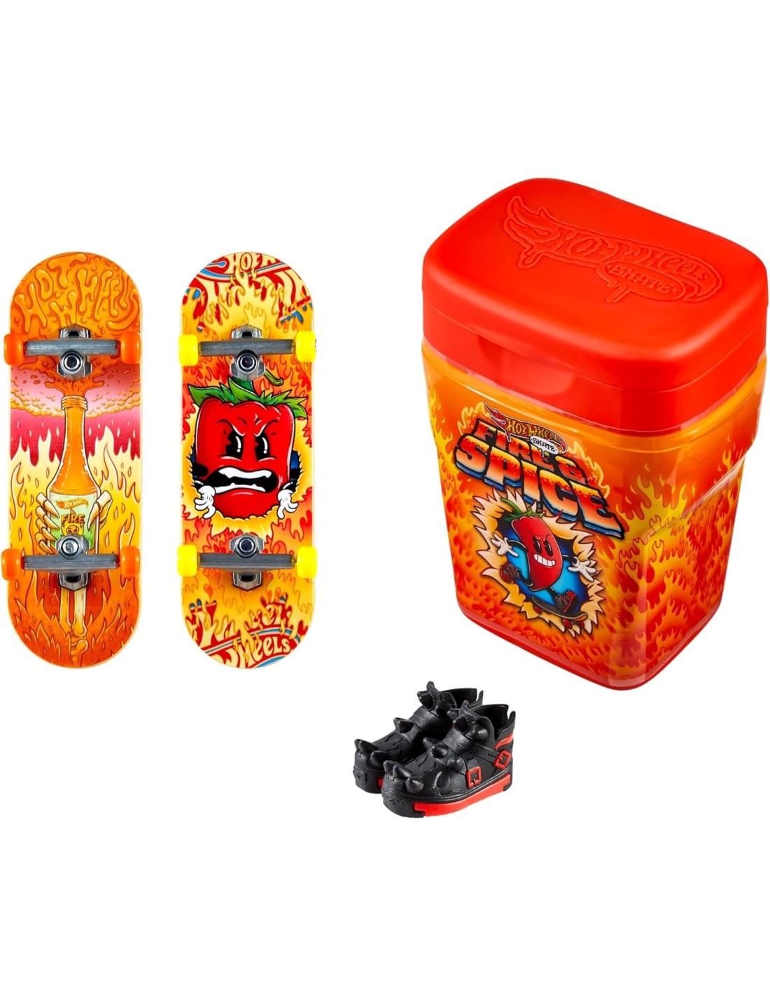 HOTWHEELS HTP10 SET 2 SKATE CON SCATOLA ASSORTITO su Shop in Casa