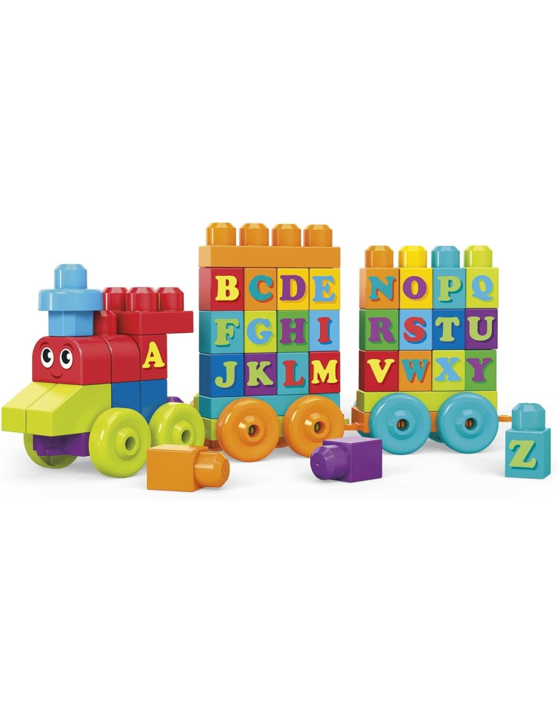 Mega Bloks Trenino Impara l’Alfabeto | Giocattoli Educativi Shopincasa.it