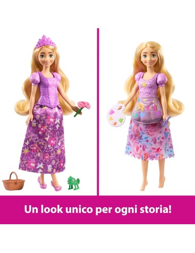 Rapunzel Disney Princess 2 Storie in 1 con 2 Look e Accessori | Shopincasa.it
