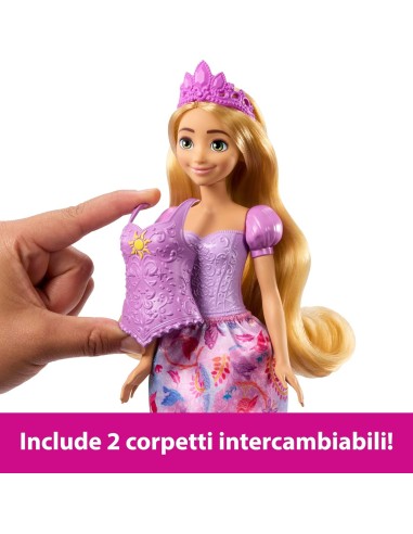 Rapunzel Disney Princess 2 Storie in 1 con 2 Look e Accessori | Shopincasa.it