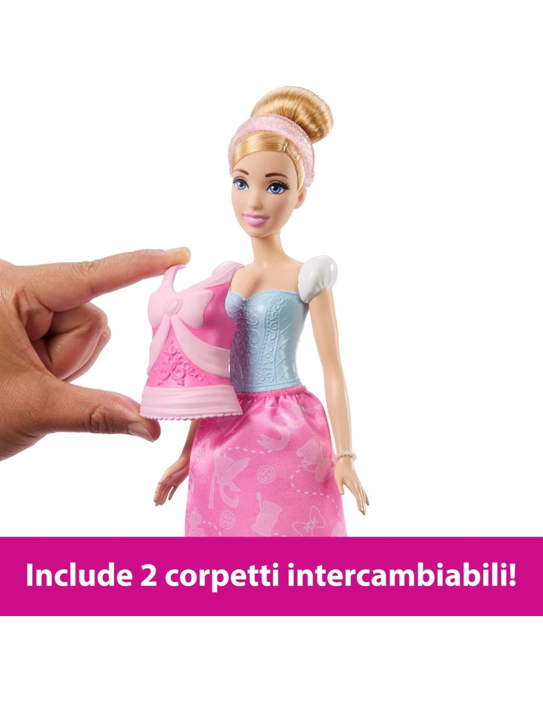 Cenerentola Disney Princess 2 Storie in 1 con 2 Look e Accessori | Shopincasa.it