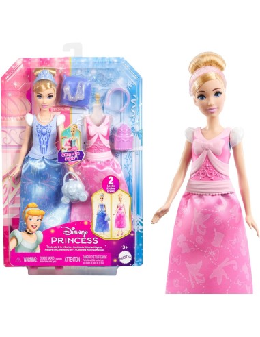 Cenerentola Disney Princess 2 Storie in 1 con 2 Look e Accessori | Shopincasa.it