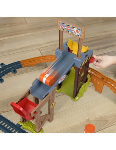 Il Trenino Thomas – Pista Cantiere di Diesel con Veicoli Motorizzati | Shopincasa.it