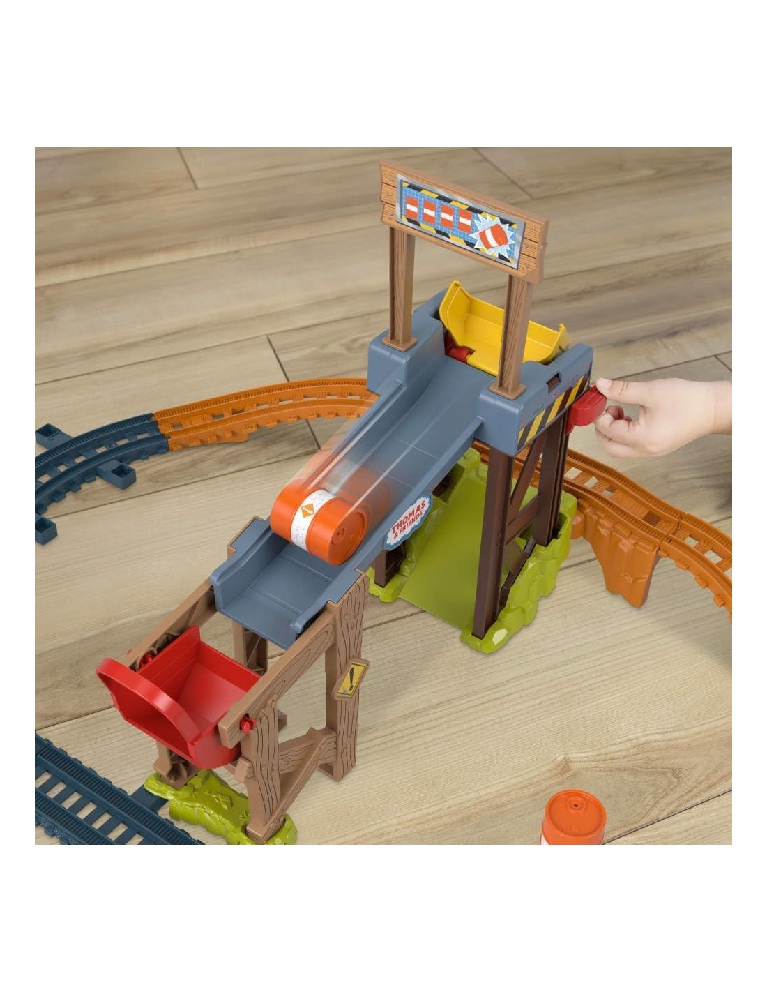 Il Trenino Thomas – Pista Cantiere di Diesel con Veicoli Motorizzati | Shopincasa.it