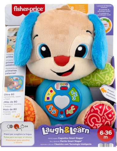 Fisher-Price Cagnolino Ridi e Impara Smart Stages Multilingue | Shopincasa.it