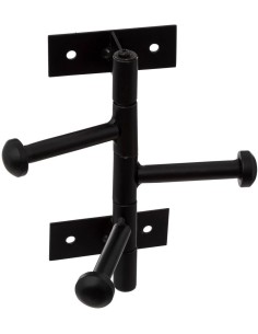 APPENDIABITI: vendita online APPENDIABITI 193469 3P GIREVOLE METALLO NERO in offerta 2