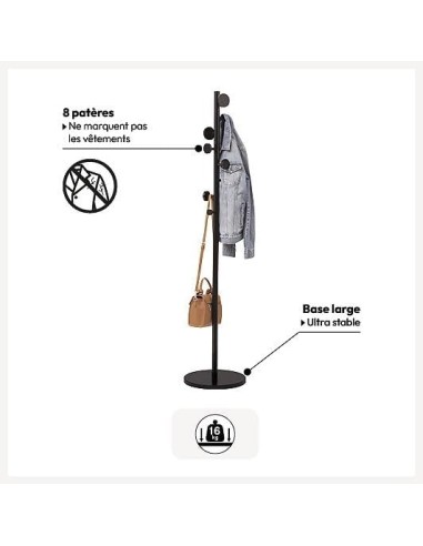 Appendiabiti 5five Guantoni Nero a 8 Ganci – ShopInCasa.it