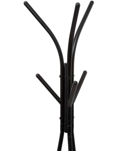 Appendiabiti Jano 6 ganci 5five in metallo e legno nero su shopincasa.it