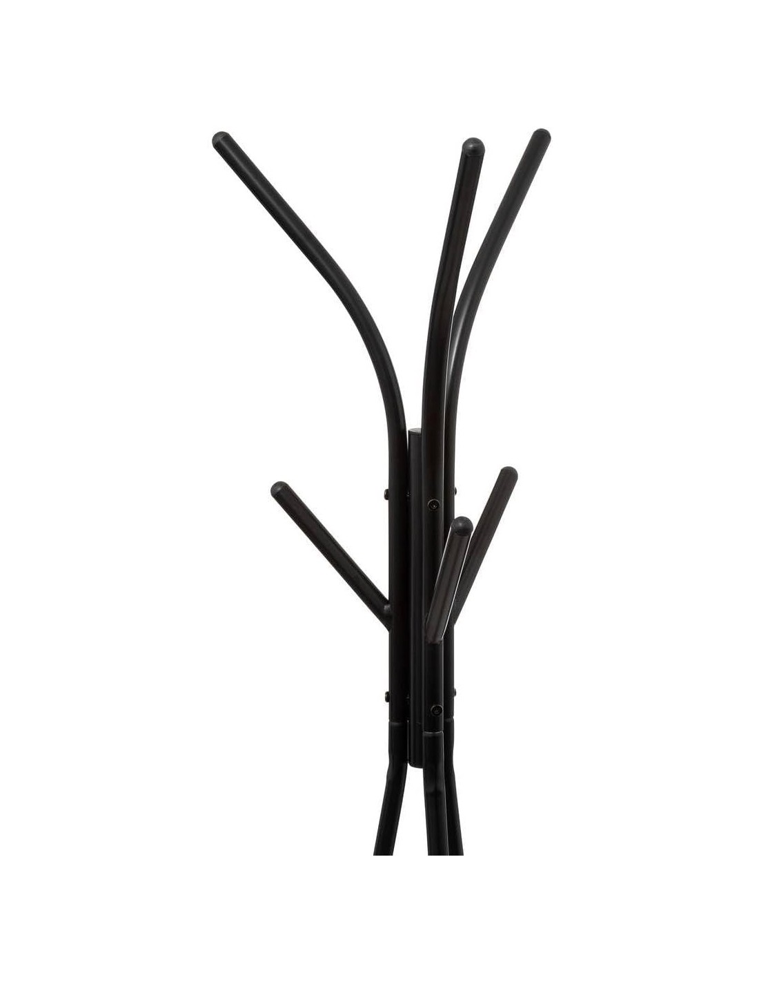 Appendiabiti Jano 6 ganci 5five in metallo e legno nero su shopincasa.it