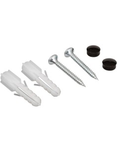 Patere 4 teste in legno e metallo 5five marrone su shopincasa.it
