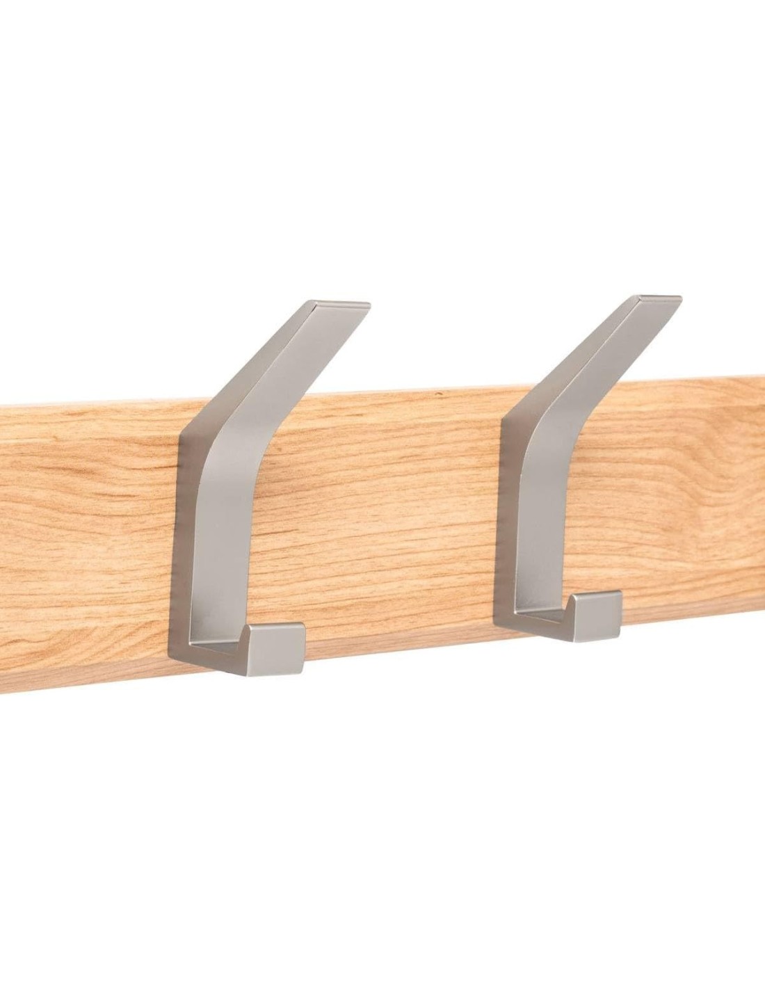 Patere 4 teste in legno e metallo 5five naturale su shopincasa.it