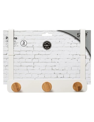 APPENDINO DIETROPORTA 3 POSTI IN BAMBOO su Shop in Casa