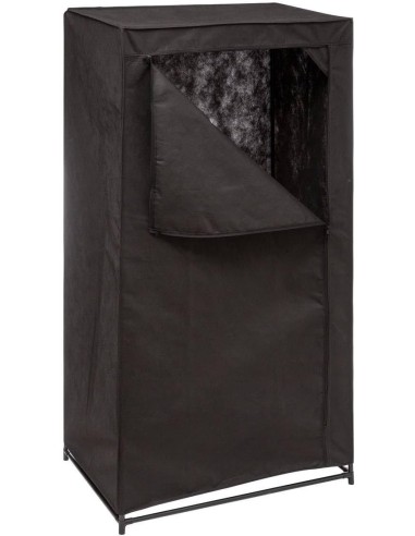 Five guardaroba armadio tessuto non tessuto nero 68x45x148 cm | Shop in Casa