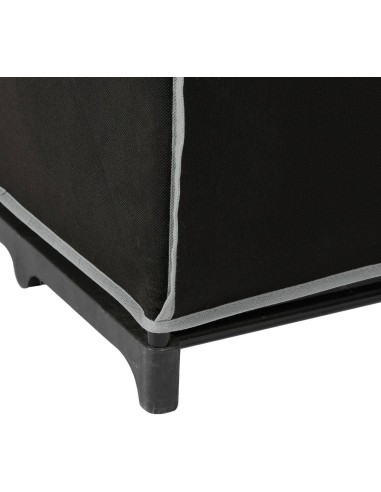 Five guardaroba armadio tessuto non tessuto nero 68x45x148 cm | Shop in Casa