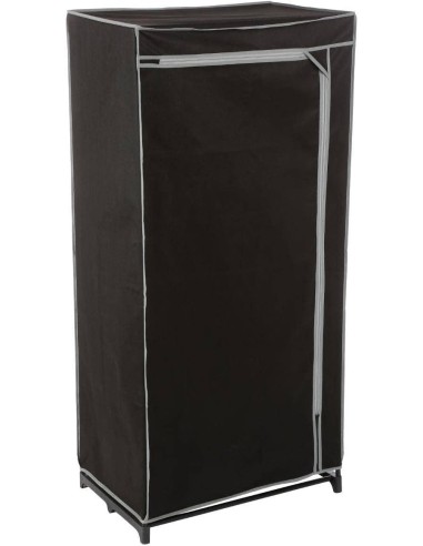 Five guardaroba armadio tessuto non tessuto nero 68x45x148 cm | Shop in Casa