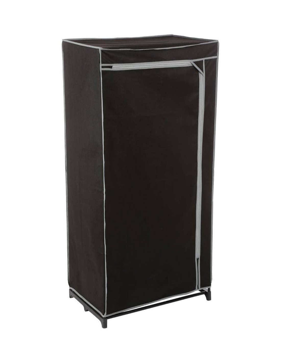 Five guardaroba armadio tessuto non tessuto nero 68x45x148 cm | Shop in Casa