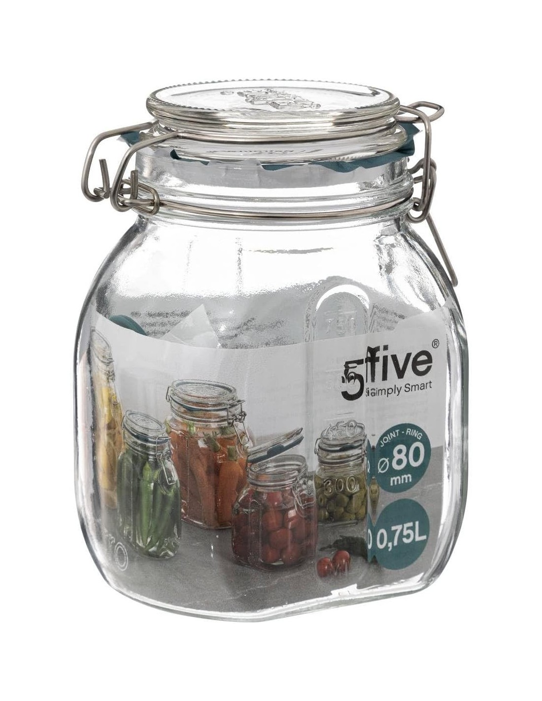 5five vaso di vetro Jarro 0,75 L adatto microonde | Shop in Casa