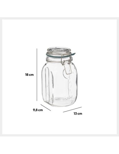 5five vaso di vetro Jarro 1 L adatto microonde | Shop in Casa