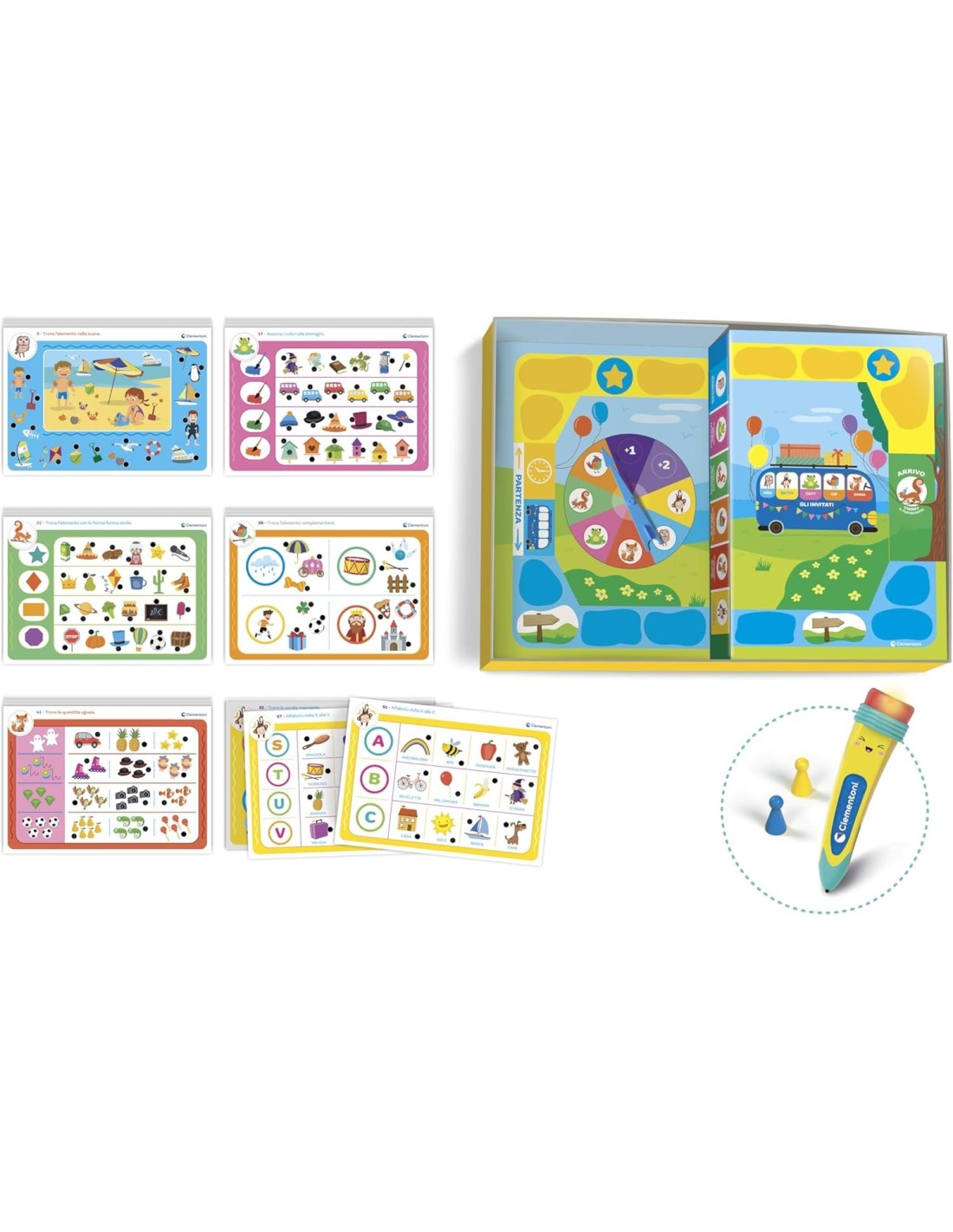 Clementoni Sapientino La Penna Parlante 1000 Quiz bambini 3-6 anni | Shop in Casa