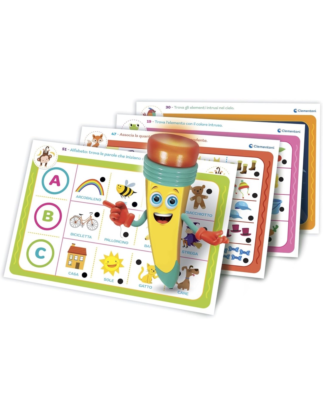 Clementoni Sapientino La Penna Parlante 1000 Quiz bambini 3-6 anni | Shop in Casa