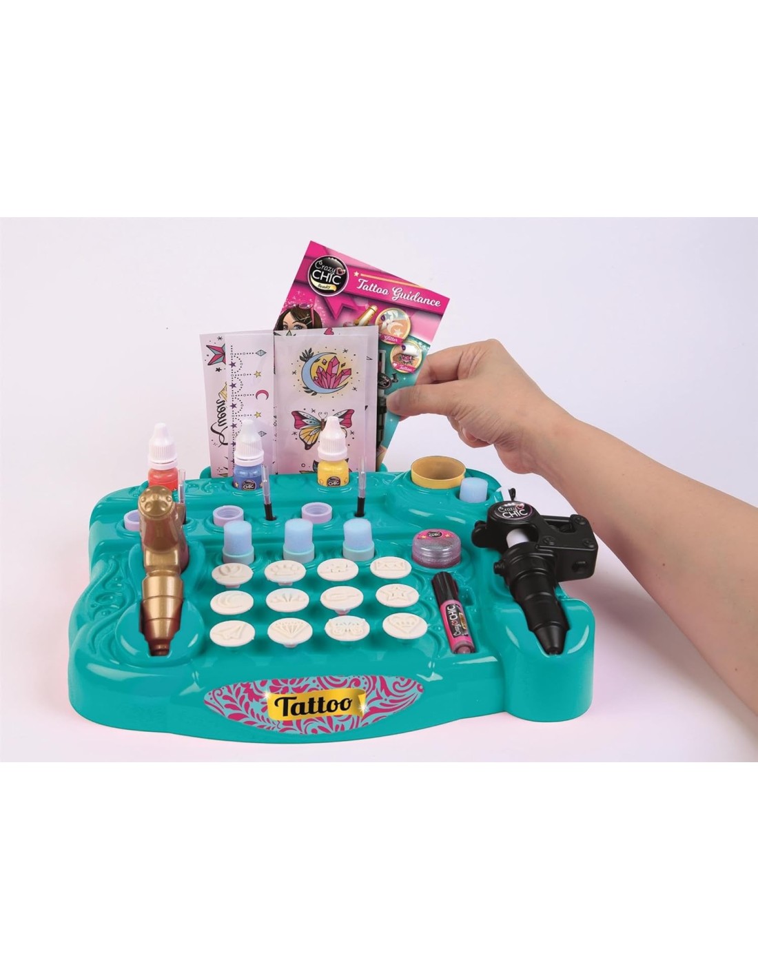 Clementoni Crazy Chic My Tattoo Lab kit tatuaggi temporanei bambine 6+ anni | Shop in Casa